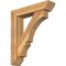 Ekena Millwork Balboa Slat Rough Sawn Bracket w/ Offset Brace, Western Red Cedar, 6"W x 26"D x 30"H BKT0604X26X30BOA06RWR - alternate 1